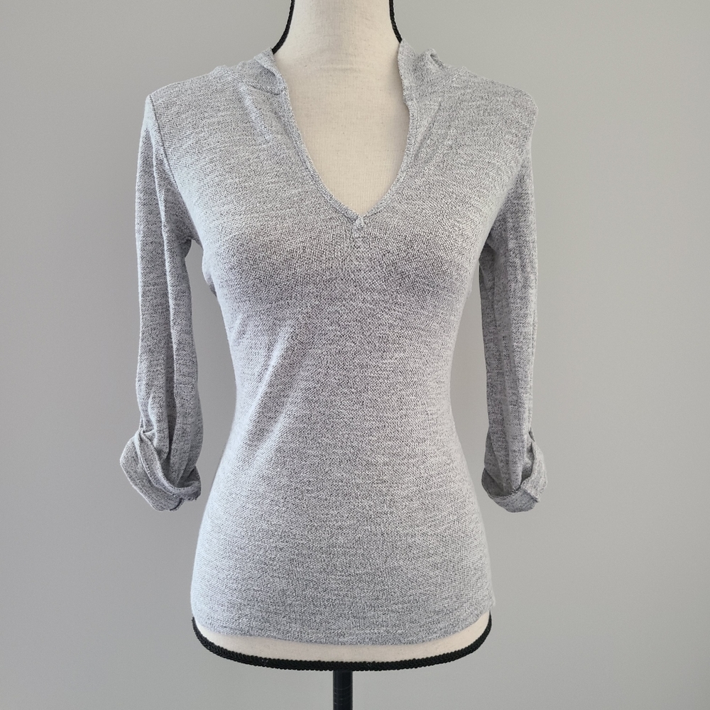 🍉 Cherish Gray Hoodie Longsleeve Shirt Small